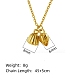 Lotus Pod Stainless Steel Pendant Necklaces for Women TL8108-1-5