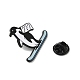 動物エナメルピン  バックパックの衣類用の黒合金ブローチ  ペンギン  24.5x30x1.5mm JEWB-H020-04EB-03-3