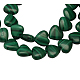 天然石マラカイト天然石ビーズ連売り  母の日のプレゼント作り  グレードA  ハート  グリーン  サイズ：幅さ約10mm  長さ10mm  厚さ4.5mm  穴：0.8mm  44個/連  16インチハート  グリーン  10x10mm X-MALA-10X10-1