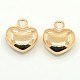 Les accessoires de la Saint Valentin alliage breloques de coeur pendentifs PALLOY-M031-03-2