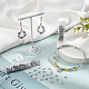 Nbeads 226 pièce de perles de rocaille en verre de 2 tailles et couleurs opaques SEED-NB0001-98-5