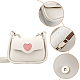 Комплекты женской сумки через плечо из искусственной кожи с рисунком сердца DIY-WH0449-12-4