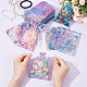Nbeads 100Pcs 4 Colors Rectangle Lace Organza Drawstring Gift Bags OP-NB0001-15-3
