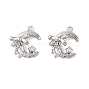 Подвески из латуни с прозрачным стеклом KK-N254-54P