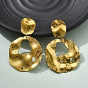 Серьги-гвоздики из нержавеющей стали 304 для женщин EJEW-K268-13B-G