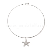 Латунное ожерелье с подвесками BJEW-Q350-07B-P