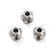 Бусины из нержавеющей стали 202 STAS-U012-04A-P