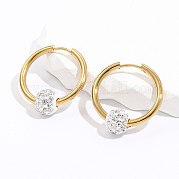 Серьги-кольца из нержавеющей стали 304 JN7937