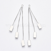 Латунные цепочки с кисточками большие подвески KK-S348-466P-NF