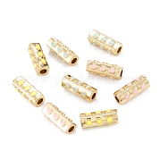 Настоящие позолоченные бусины из латуни 18k KK-A155-22G