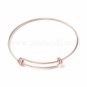 Placage ionique (ip) réglable 304 fabrication de bracelets en acier inoxydable MAK-F286-01RG
