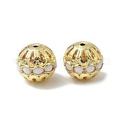 Латунные пластиковые бусины KK-K293-65G