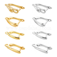 Shop DICOSMETIC 12Pcs 6 Style Stainless Steel Huggie Hoop Earring Findings  2.5mm Hole Round Leverback Earring Hooks with Loop for DIY Bracelet  Necklace Earrings Keychain Craft Jewelry Making for Jewelry Making 