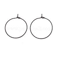 Earring findings for jewelry making. - Seaview Circles - 8105