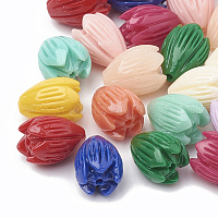 Окрашенные синтетические коралловые бусы&nbsp;CORA-N002-B-04