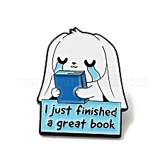 Word I Just Finished A Great Book Enamel Pin JEWB-C017-01A