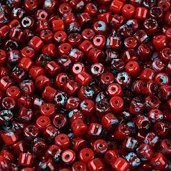 Perles de verre opaques de Picasso&nbsp;SEED-Q039-05A-A06
