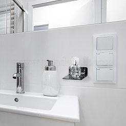 Акриловая настенная клейкая полка для камеры с железным винтом&nbsp;ODIS-WH0002-86A