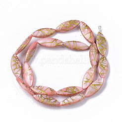 Fili perline di conchiglia d'acqua dolce&nbsp;SHEL-T014-008B-04