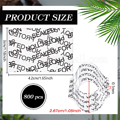 Sacs thermorétractables transparents en PVC&nbsp;ABAG-WH0040-48