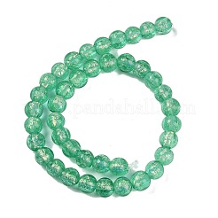 Fili di perline di lampwork in lamina fatti a mano&nbsp;FOIL-K003-06B-03