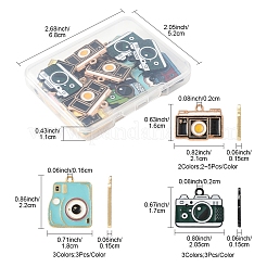 25шт 8 стиля подвески из сплава с эмалью&nbsp;ENAM-FS0003-13