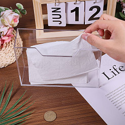 Прозрачный акриловый держатель для салфеток&nbsp;ODIS-WH0099-82A