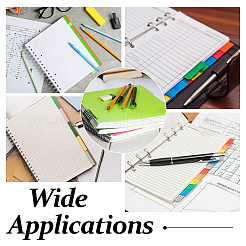 Pp пластиковые листы-разделители для блокнотов&nbsp;AJEW-WH0609-113A