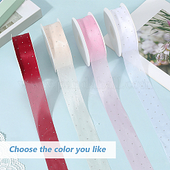 Лента из искусственного шелка со стразами&nbsp;OCOR-WH20050-012D