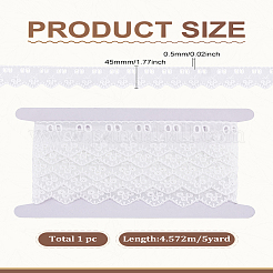 5 ярд ажурного хлопкового кружева&nbsp;OCOR-LP0001-16