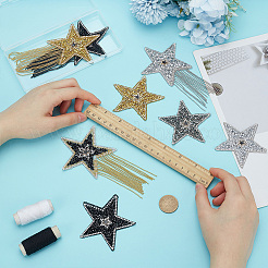 8 стиль сверкающие стразы на заплатках&nbsp;DIY-FG0006-26