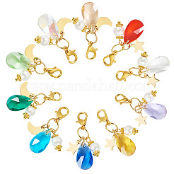 Стеклянные подвески-капли&nbsp;HJEW-TAC0054