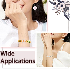 120шт 4 стиля прозрачные акриловые бусины&nbsp;OACR-YW0004-31