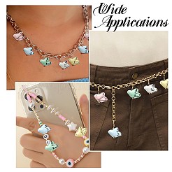 20шт 5 цвета фарфоровые бусины ручной работы&nbsp;PORC-CJ0001-19