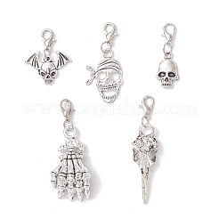 Подвесные украшения из сплава в тибетском стиле на Хэллоуин&nbsp;HJEW-JM04115