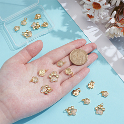 18 шт. 3 стиля латунных подвесок с микропаве из кубического циркония&nbsp;KK-WR0012-51