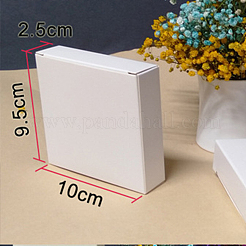 Boîtes-cadeaux en carton pliées&nbsp;CON-WH0074-23B
