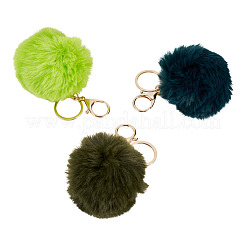3 porte-clés en alliage 3 couleurs&nbsp;KEYC-TA0004-69C