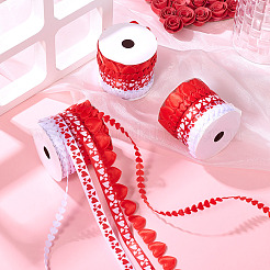 3 рулон 5 видов полиэстеровых кружевных лент ко Дню святого Валентина&nbsp;OCOR-TA0002-19