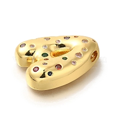Pendentifs en laiton avec zircone cubique&nbsp;KK-M295-13G-A
