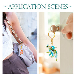 2 шт. 2 стильных силиконовых Молды для подвески в виде динозавра&nbsp;DIY-TA0009-03