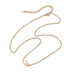 Ожерелья с подвесками из натурального культивированного пресноводного жемчуга&nbsp;NJEW-JN05134-01