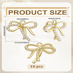 Pendenti in lega di placcatura a cremagliera 10 pz&nbsp;FIND-LP0005-76