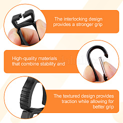 Clip per guanti in plastica da 40 pz 2 colori&nbsp;FIND-DL0001-23
