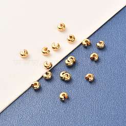 Ottone crimpare perline coperture&nbsp;KK-F824-036C-G