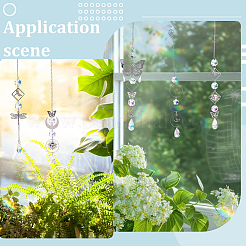 Наборы для изготовления ловцов солнца в виде стрекоз и бабочек своими руками&nbsp;DIY-SC0031-24