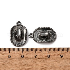 De style tibétain pendentifs chapeau en alliage&nbsp;TIBEP-1023-B-FF