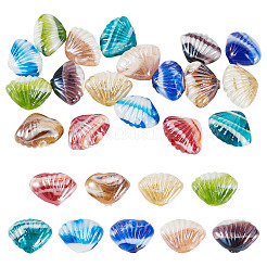 18шт 9 цвета бусины лэмпворк ручной работы&nbsp;LAMP-TA0001-99