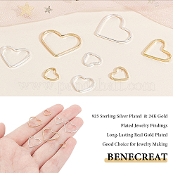 72шт 12 стильных латунных соединительных кольца&nbsp;KK-FH0005-73