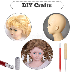 Ensemble d'outils pour supports d'enracinement de cheveux de poupée&nbsp;TOOL-WH0159-18A